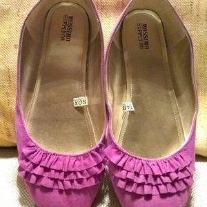 Fuchsia Flat Shoes